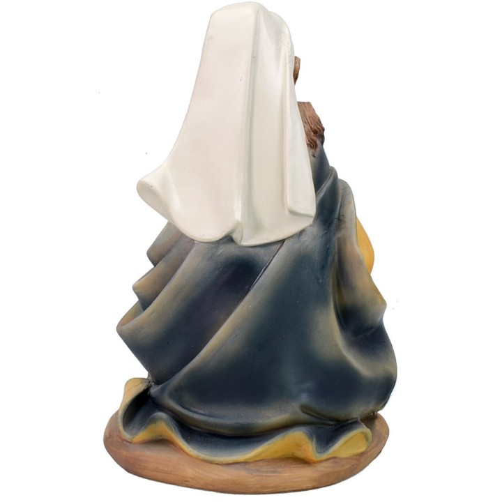 Madonna inginocchiata in resina serie 30 cm