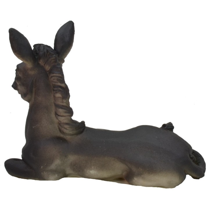 Bue y asno sentados para estatuas de 20 cm en resina