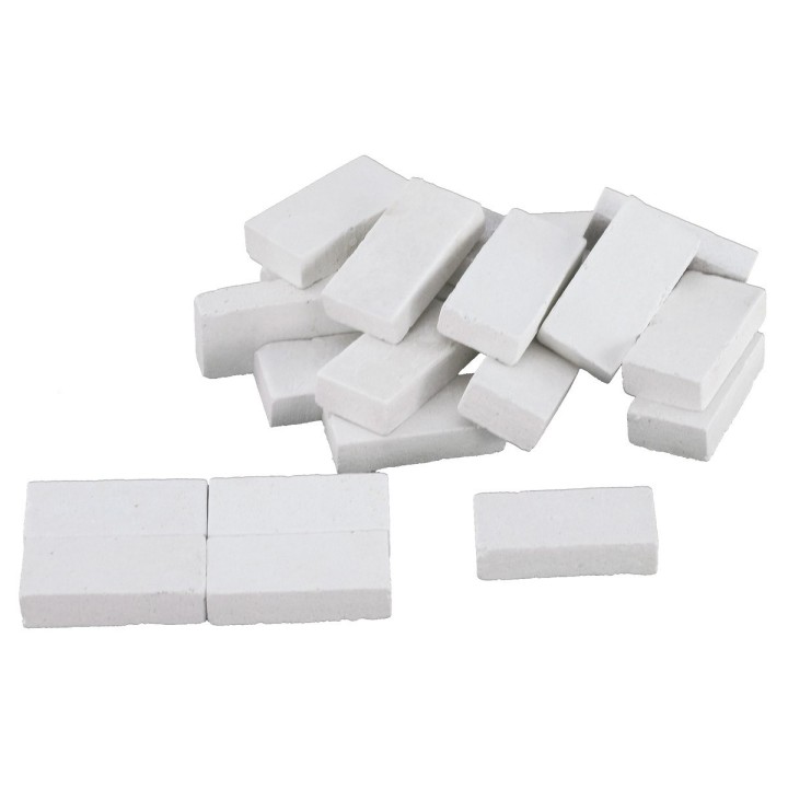 Ladrillos blancos efecto granito mm 40x20x9 bolsa de: