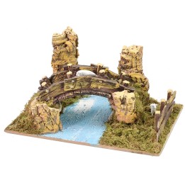 Ponte in resina con pecore