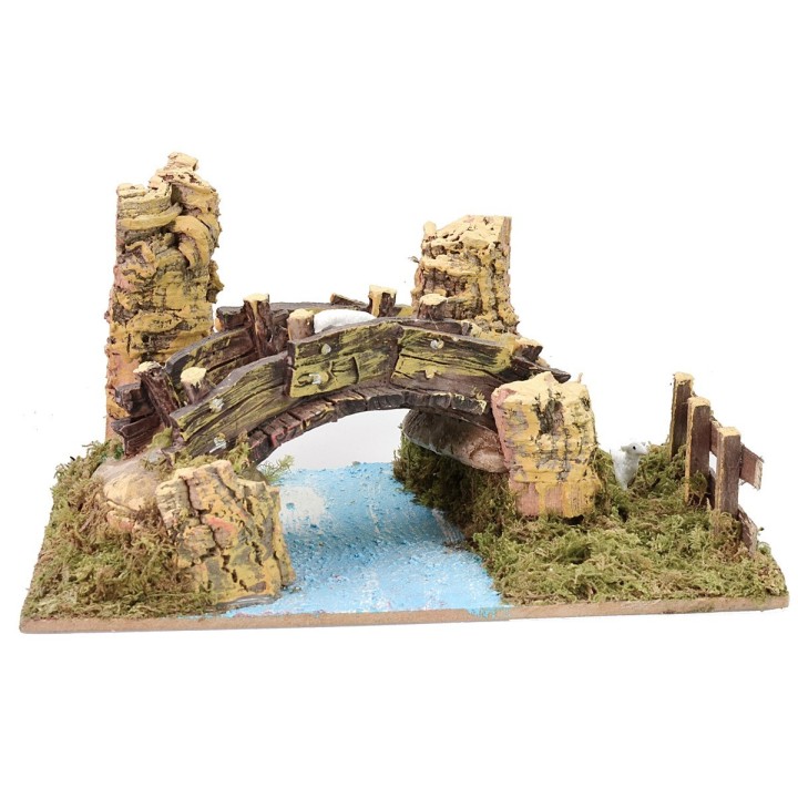 Puente de resina con ovejas
