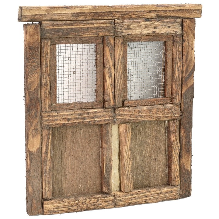 Two-leaf wooden door for statues cm 10 h