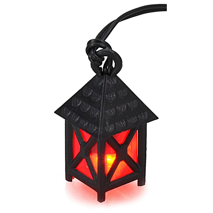 Small red lantern 3.5v. 