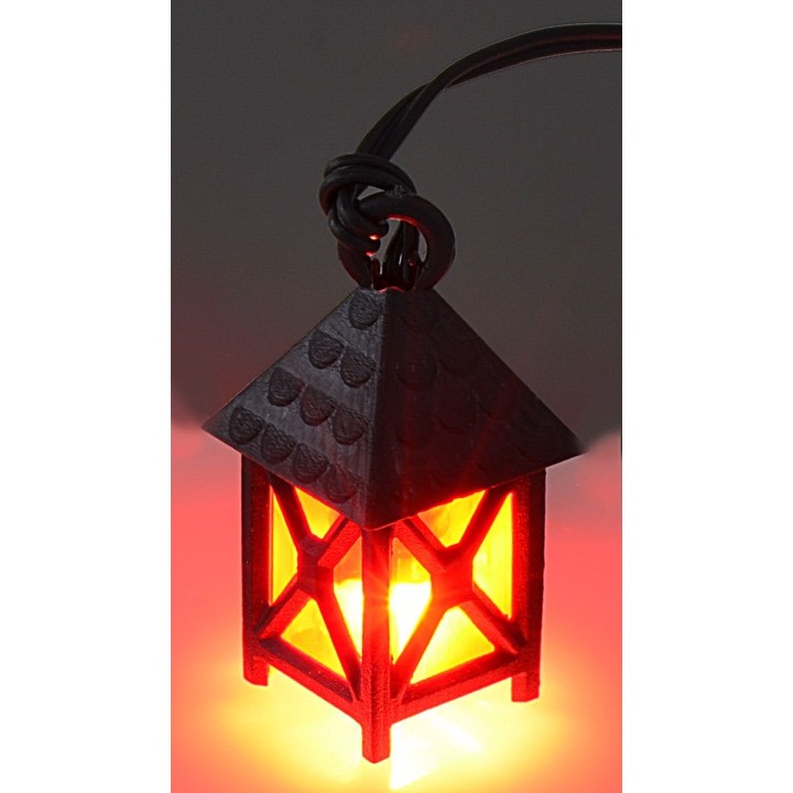 Small red lantern 3.5v. 