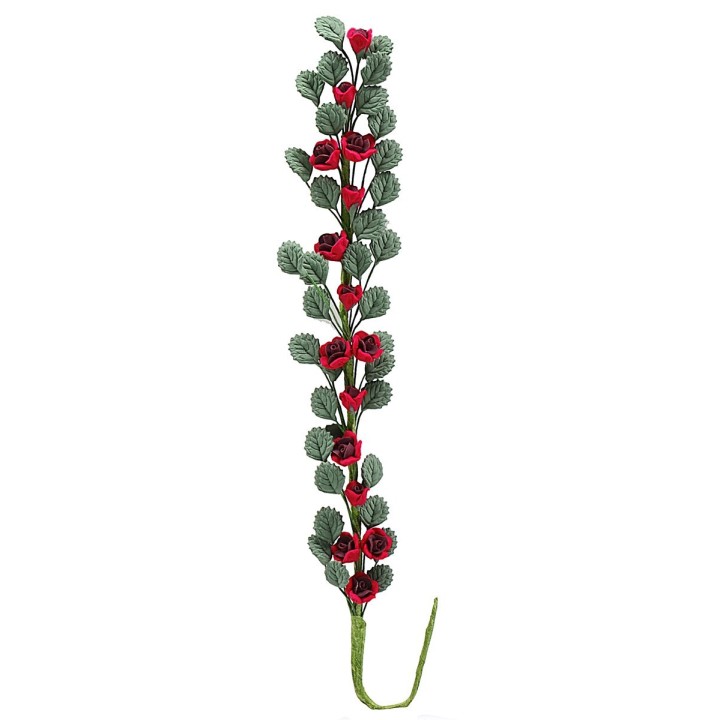 Rama de rosas rojas cm 3x21 h