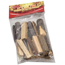 Bolsa de 20 palitos de madera de 6 cm