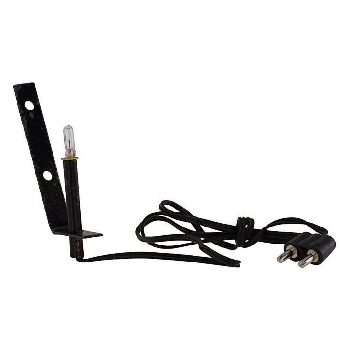 Metal torch with white light 3.5v cm 4 nativity scene