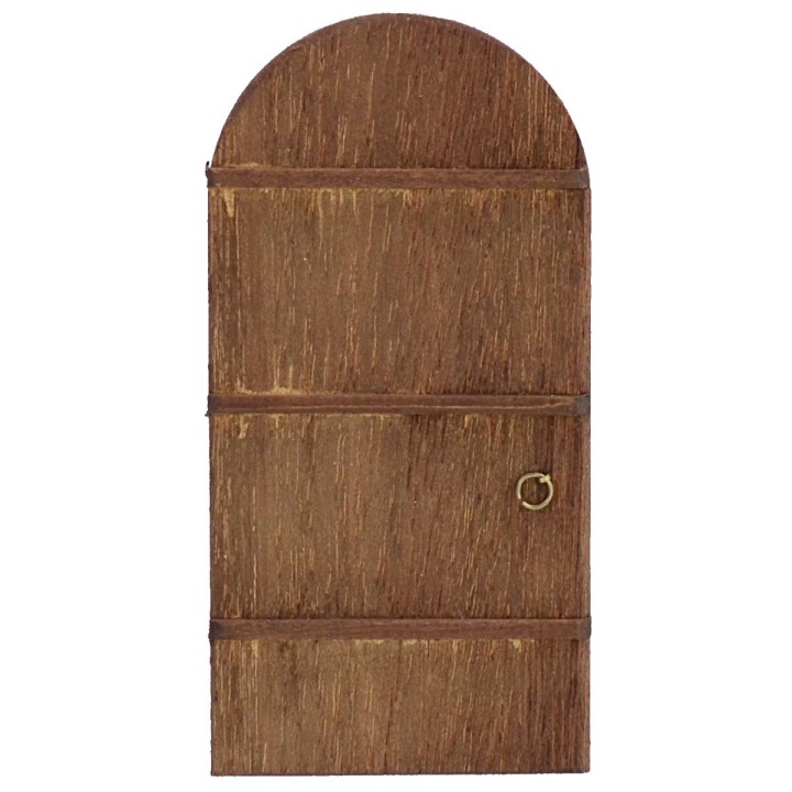 Portone in legno con telaio per statue cm 10 h
