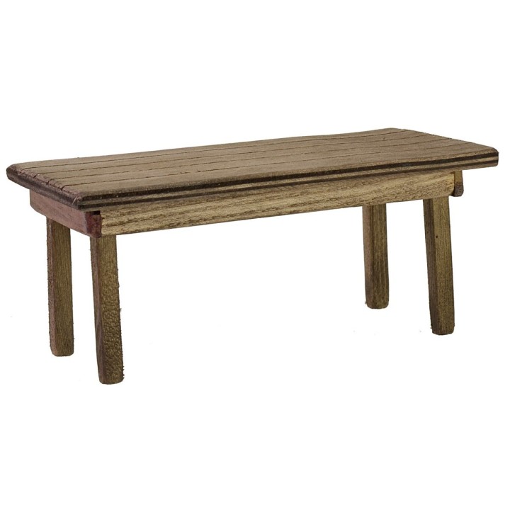 Mesa de madera para estatuas de 12 cm de altura.