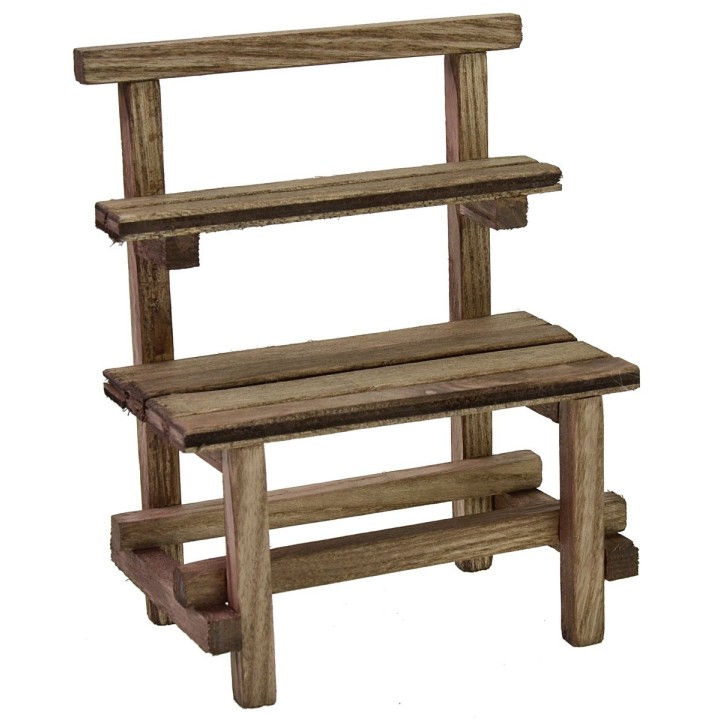 Wooden stall 11x7x13 cm for Nativity scene