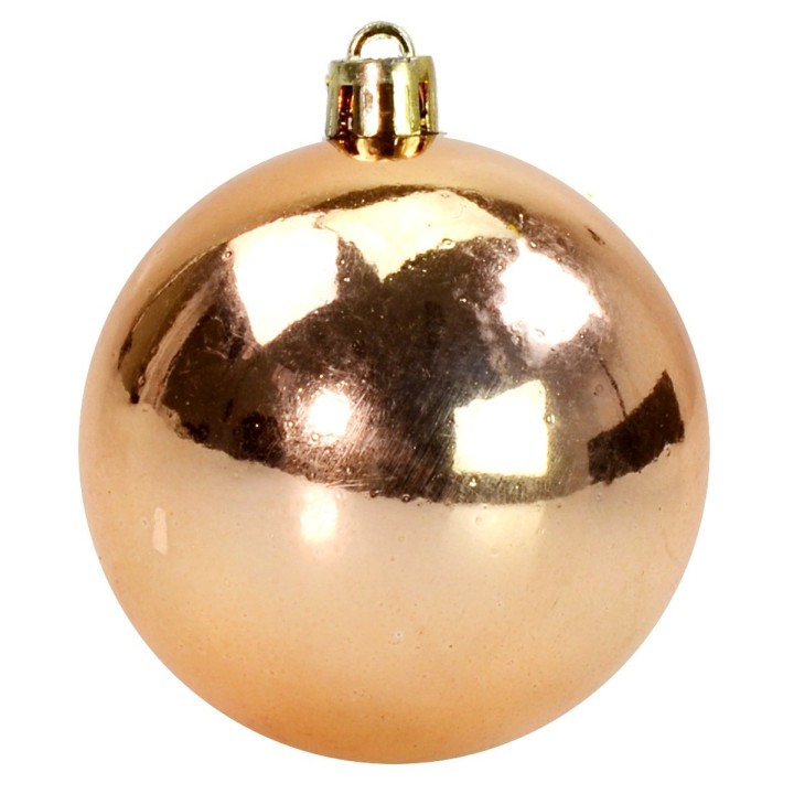Set 24 palline rosa pescato ø 6-7 cm per albero di natale per