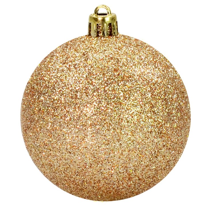 Set 24 palline rosa pescato ø 6-7 cm per albero di natale per