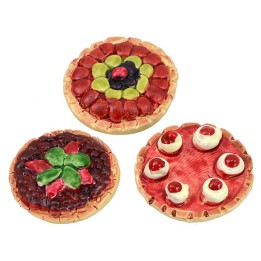 Set 3 torte assortite ø 2 cm