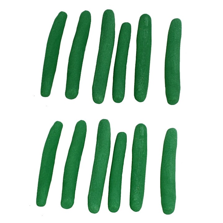 Juego de 12 calabacines de 2,5 cm