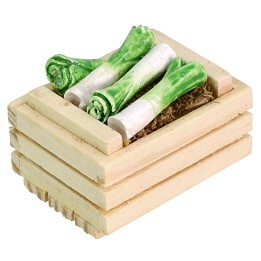 Caja con puerros cm 3,5x2,5x2,2 h