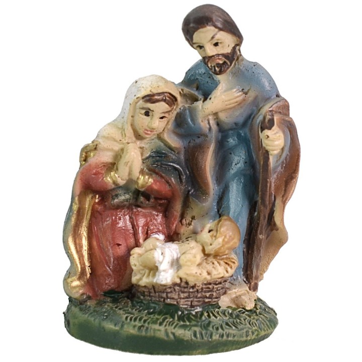 Natividad en resina monobloque cm 3