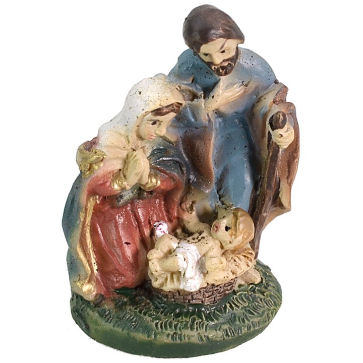Natività in resina monoblocco cm 3