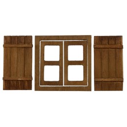Ventana completa modular de 6x6 cm