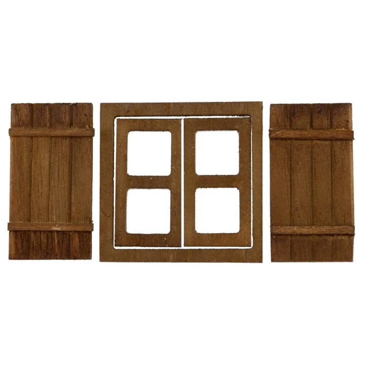Ventana completa modular de 6x6 cm