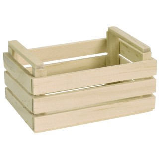 Wooden box 7.5x5x4 cm h
