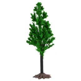 Albero verde con base cm 14 h