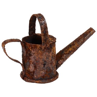 Regadera de metal oxidado cm 3,2x2,5 h