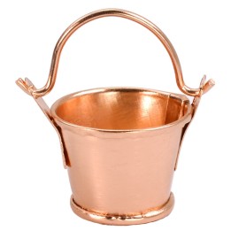 Copper bucket 2x1,6 cm h