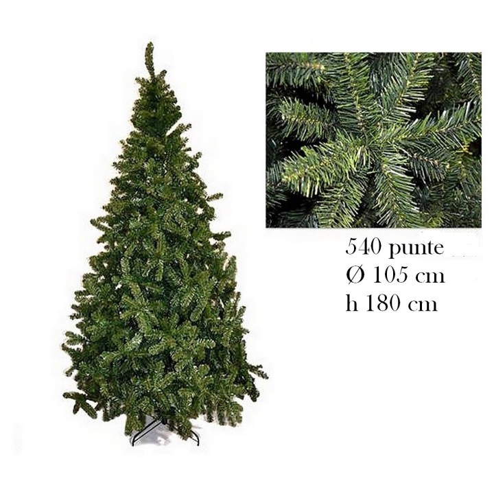 Albero di Natale pino imperatore 180 cm rami 540