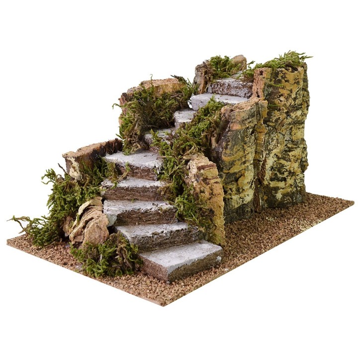 Escalera curva para belén cm 16x23x12 h