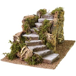Scala curva per presepe cm 16x23x12 h