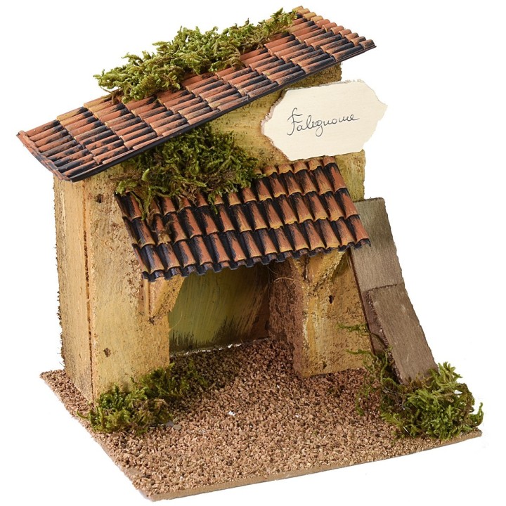 Taller del carpintero cm 15,5x15,5x17 h para belén