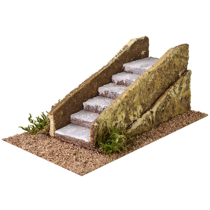 Scala dritta per presepe cm 12,5x21,5x8,5 h