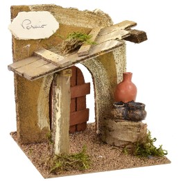 Bodega del alfarero cm 15,5x15,5x17 h para belén