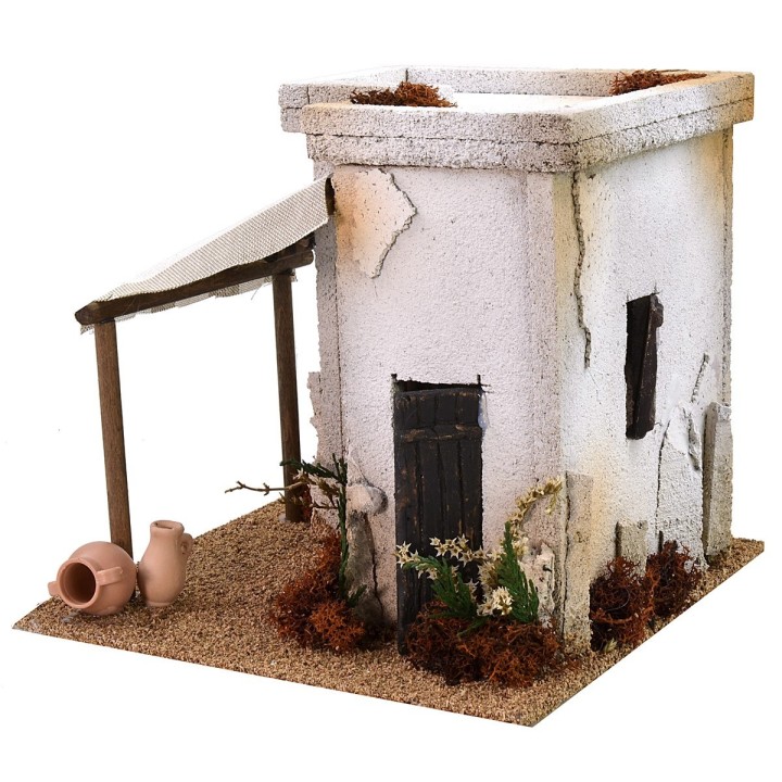 Arab house with canopy 22x22x20 cm h
