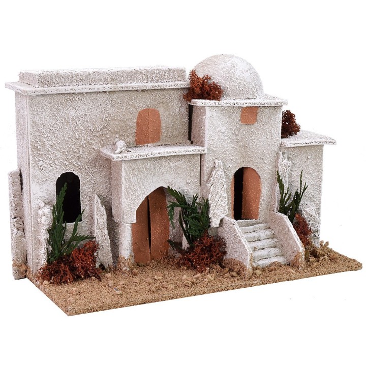 Case arabe con gradini e arco cm 25x12x17 h