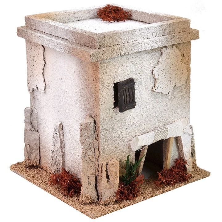 Casa árabe de 16x16x18 cm h