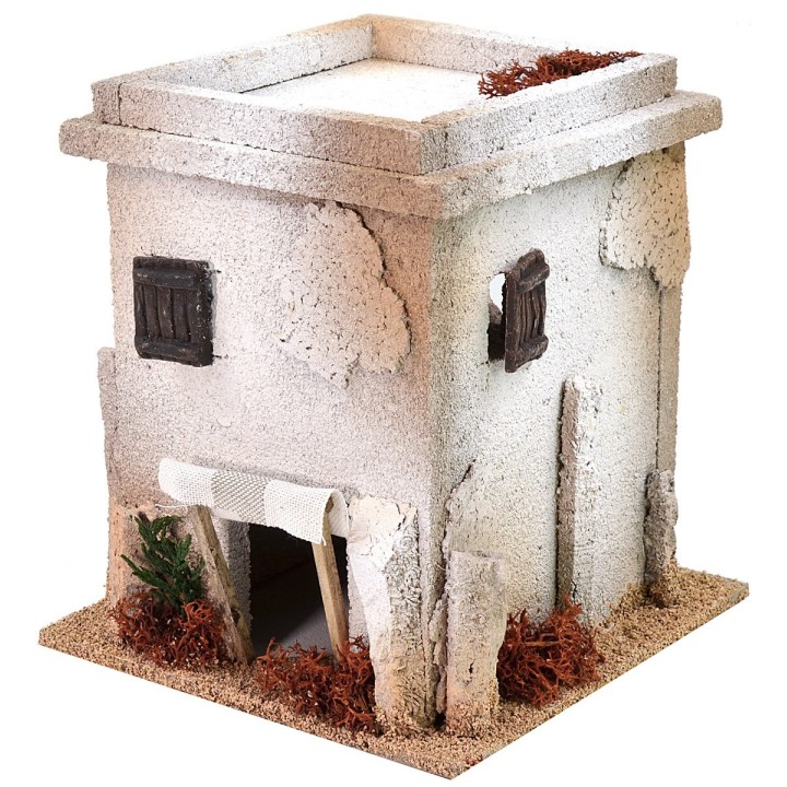 Casa árabe de 16x16x18 cm h