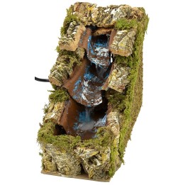 Rocky waterfall with water jumps cm 10x21,5x19 h.