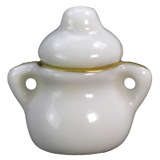 Porcelain jar cm 2x2.3 h