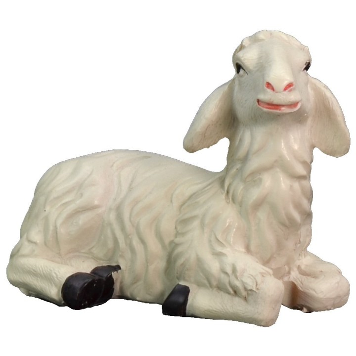 Conjunto de 5 ovejas de resina para estatuas de 15 cm