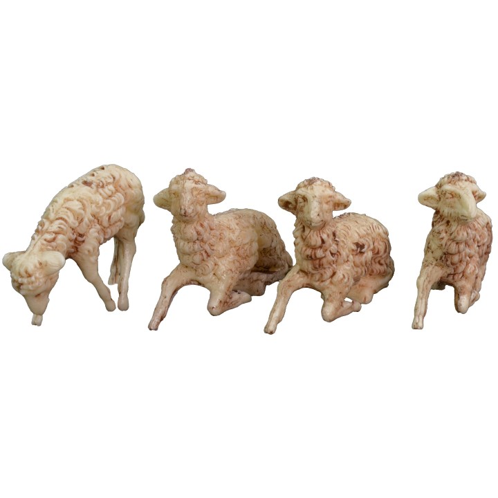 Set 12 pecore assortite per statue da 8-10 cm