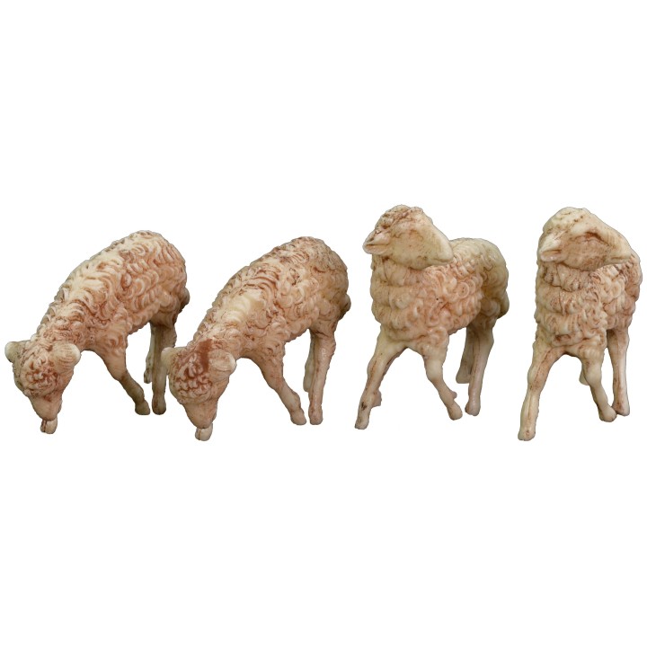 Set 10 assorted sheep for statues of 8-10 cm