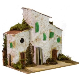 Abitazioni in lontananza cm 15x10x13,5 h