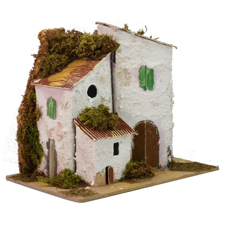 Serie de casas a lo lejos cm 15x10x13 h