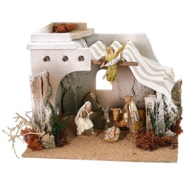 Cabaña árabe completa de Natividad serie 10 cm Landi cm