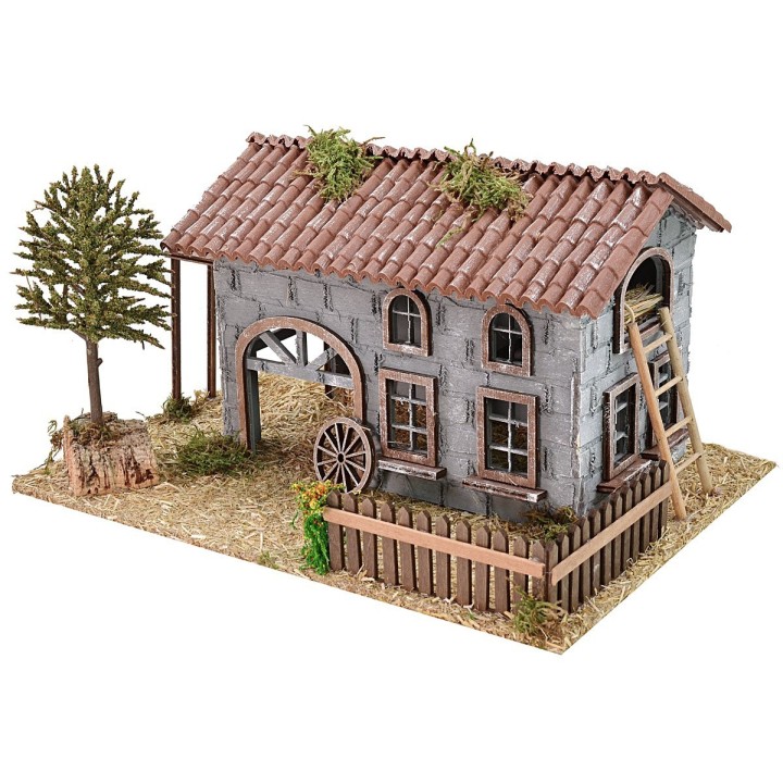 Farmhouse with barn for creche 32x24x19 h