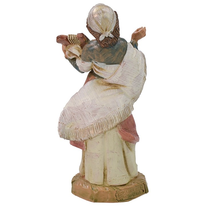 Shepherdess with lyre 12 cm Fontanini