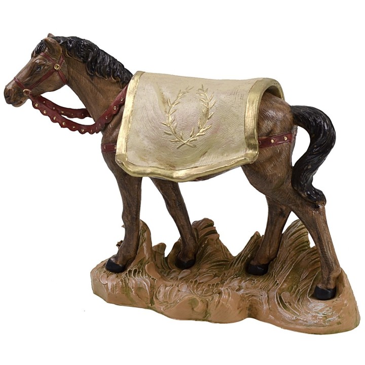 Cavallo nero serie 19 cm Fontanini