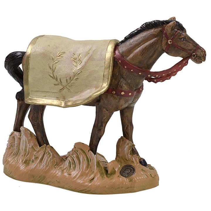 Cavallo nero serie 19 cm Fontanini