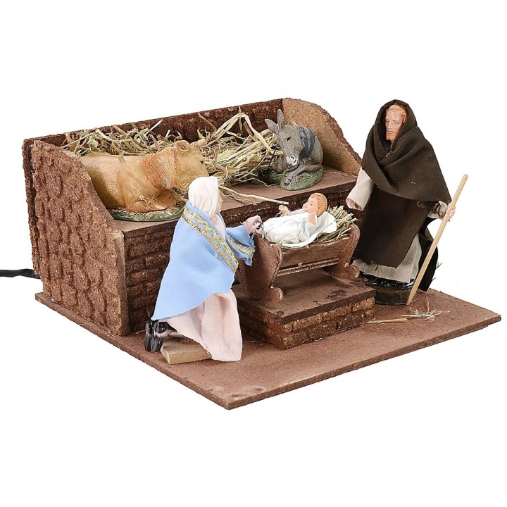 Natividad Palestina triple movimiento 12 cm